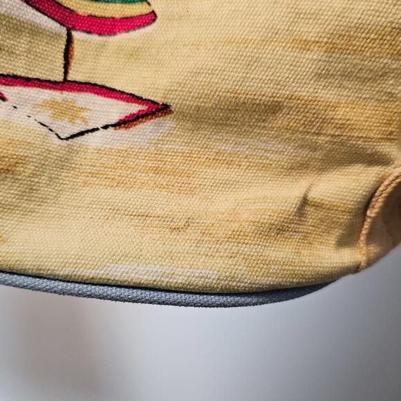 OUNSBY Beach Elements‎ Beach Artsy Backpack Unique Canvas Bag Ocean Blue Sand - Picture 14 of 16